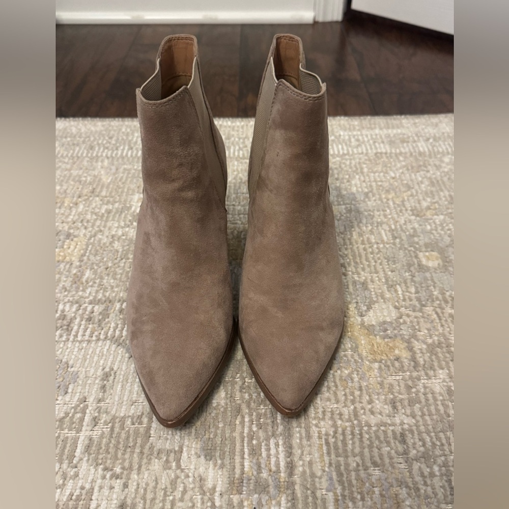 Steve Madden Taupe Ankle Booties